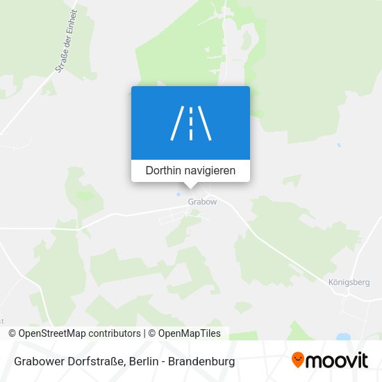 Grabower Dorfstraße Karte