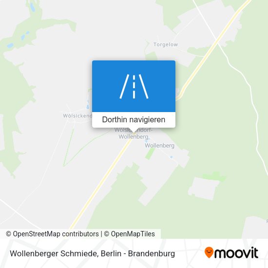 Wollenberger Schmiede Karte