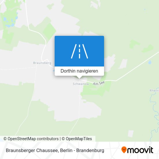 Braunsberger Chaussee Karte