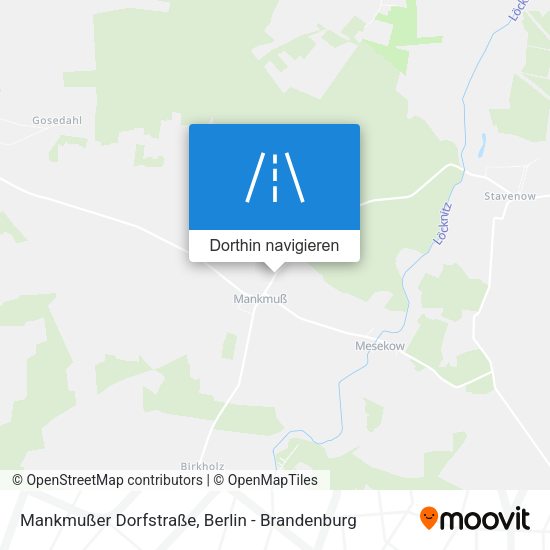 Mankmußer Dorfstraße Karte