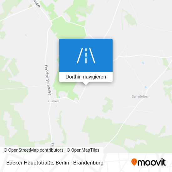 Baeker Hauptstraße Karte