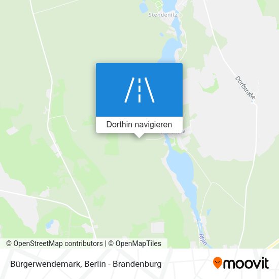 Bürgerwendemark Karte