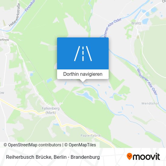 Reiherbusch Brücke Karte