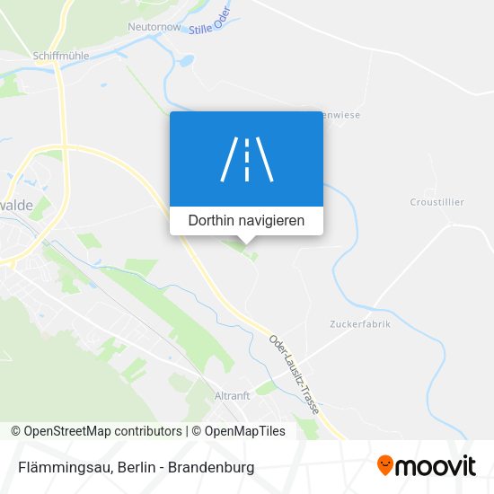 Flämmingsau Karte