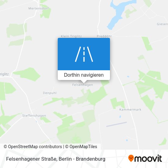 Felsenhagener Straße Karte