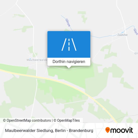 Maulbeerwalder Siedlung Karte