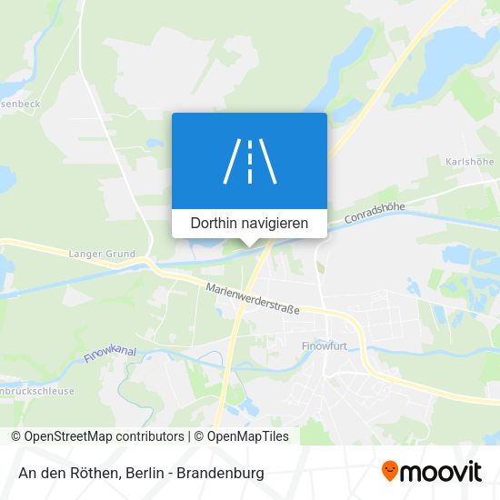 An den Röthen Karte