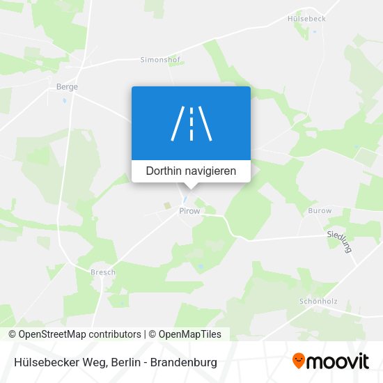 Hülsebecker Weg Karte