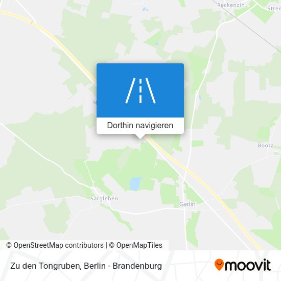 Zu den Tongruben Karte