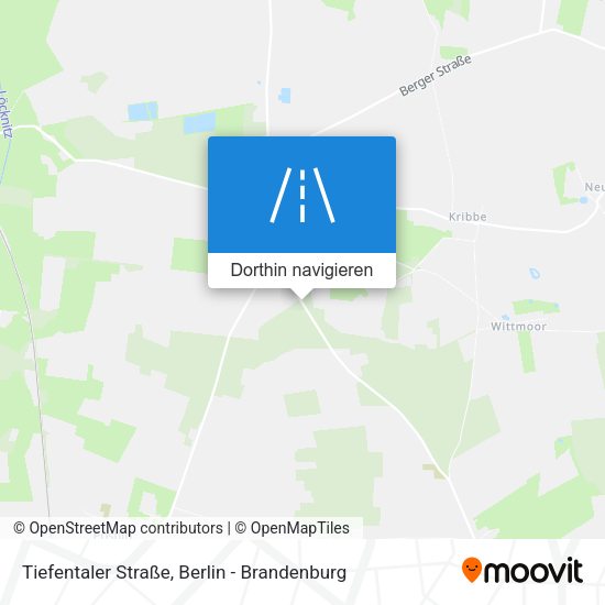 Tiefentaler Straße Karte
