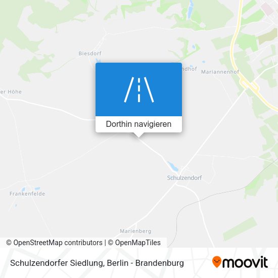 Schulzendorfer Siedlung Karte