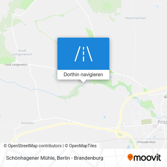 Schönhagener Mühle Karte