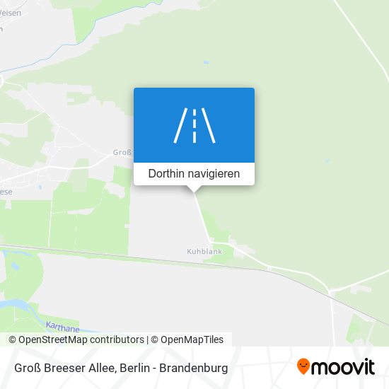 Groß Breeser Allee Karte