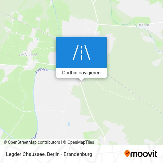 Legder Chaussee Karte