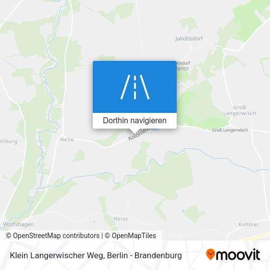 Klein Langerwischer Weg Karte