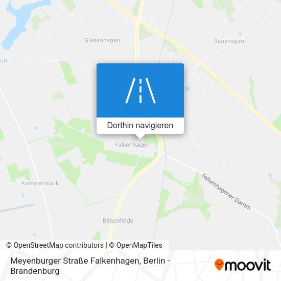 Meyenburger Straße Falkenhagen Karte