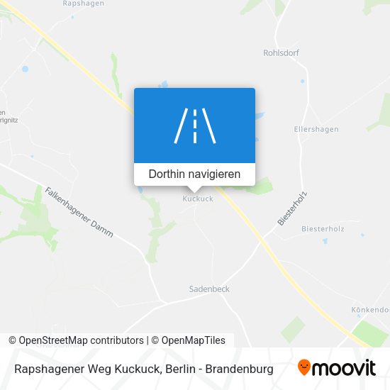Rapshagener Weg Kuckuck Karte