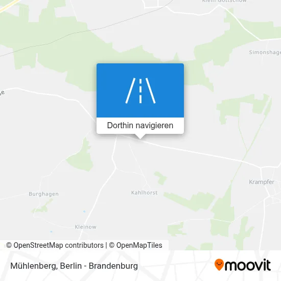 Mühlenberg Karte