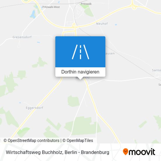 Wirtschaftsweg Buchholz Karte
