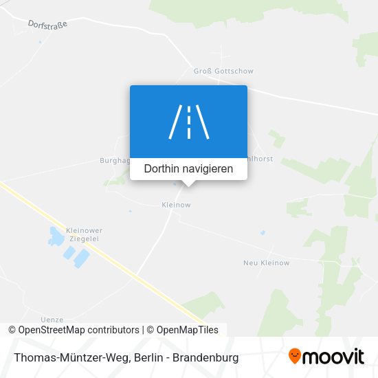 Thomas-Müntzer-Weg Karte
