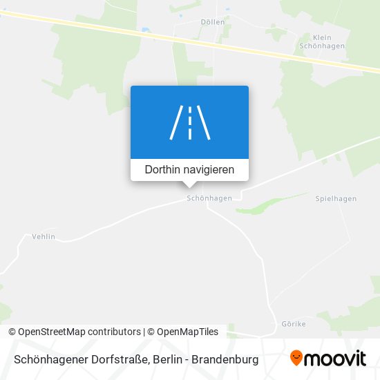 Schönhagener Dorfstraße Karte