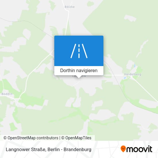 Langnower Straße Karte