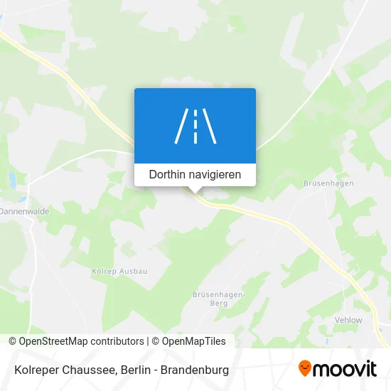 Kolreper Chaussee Karte