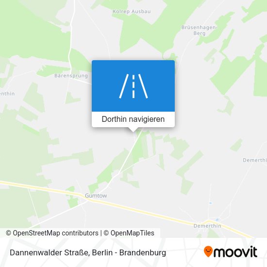 Dannenwalder Straße Karte