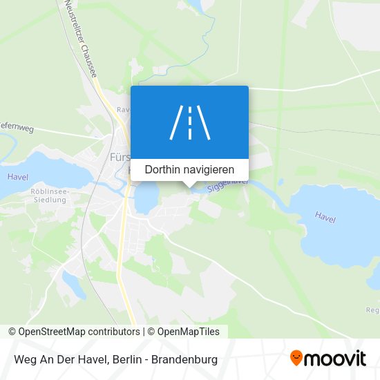 Weg An Der Havel Karte