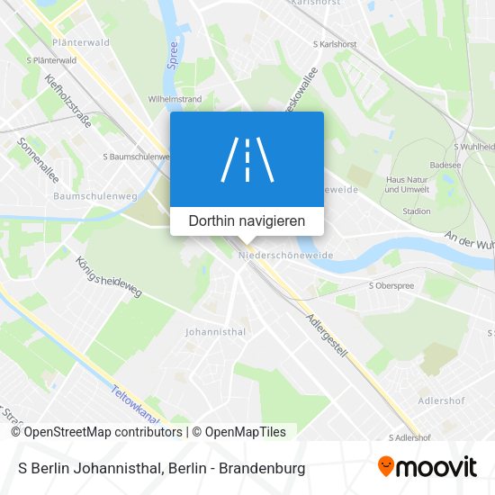 S Berlin Johannisthal Karte