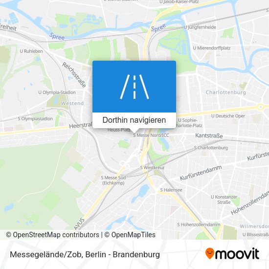 Messegelände/Zob Karte