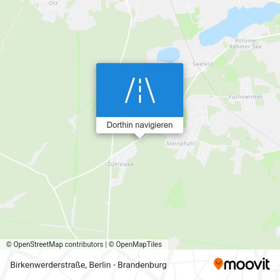 Birkenwerderstraße Karte