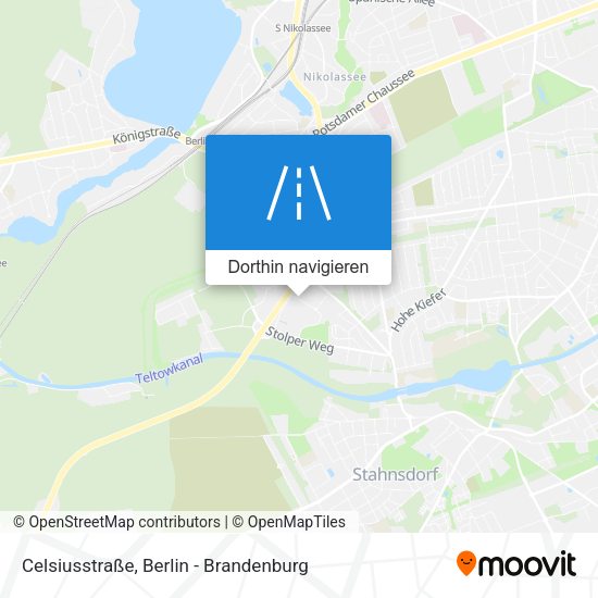 Celsiusstraße Karte