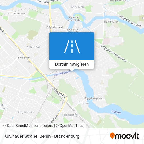 Grünauer Straße Karte