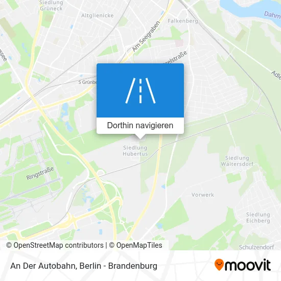 An Der Autobahn Karte