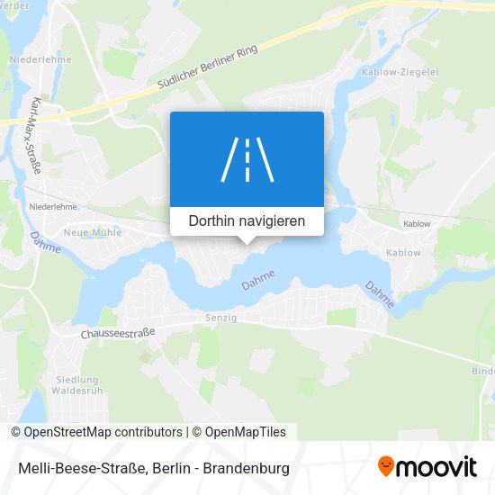 Melli-Beese-Straße Karte