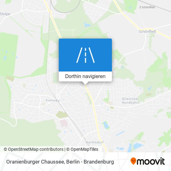 Oranienburger Chaussee Karte