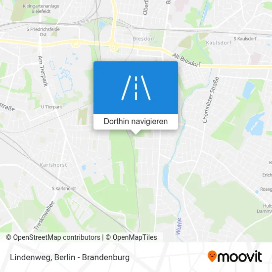 Lindenweg Karte