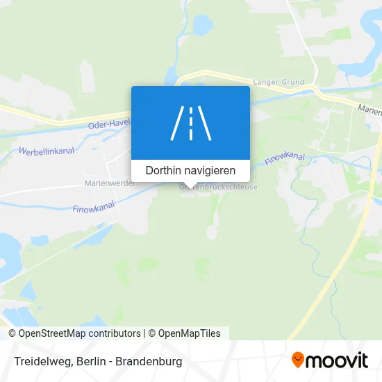Treidelweg Karte