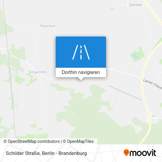 Schilder Straße Karte