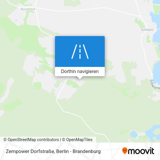 Zempower Dorfstraße Karte