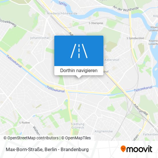 Max-Born-Straße Karte
