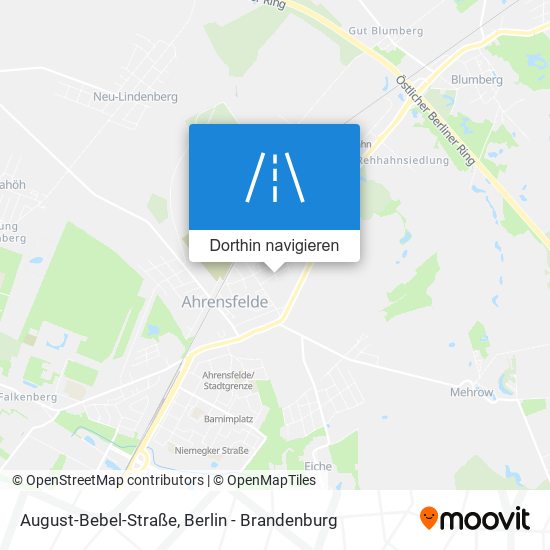 August-Bebel-Straße Karte