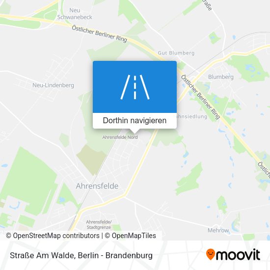 Straße Am Walde Karte