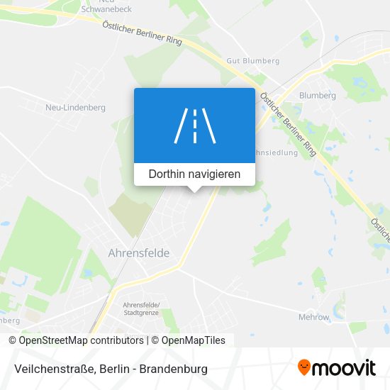 Veilchenstraße Karte