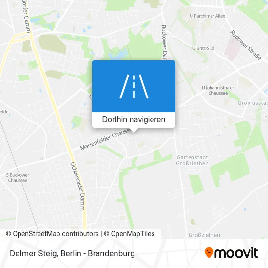Delmer Steig Karte