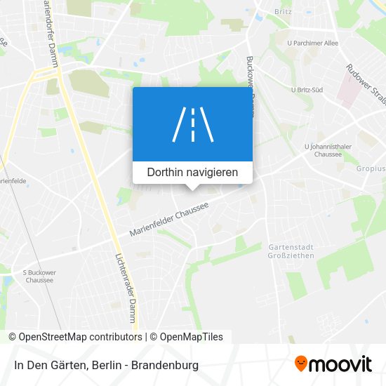 In Den Gärten Karte
