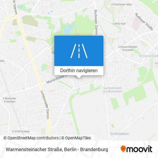 Warmensteinacher Straße Karte