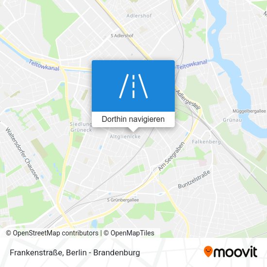 Frankenstraße Karte