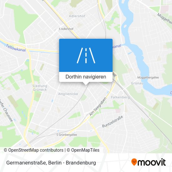 Germanenstraße Karte